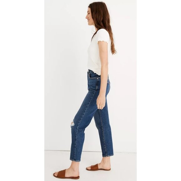 NWT MADEWELL The mom stretch comfort edition high waist jeans - Picture 2 of 16